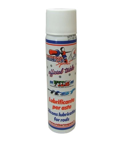 Silikonespray til bordfodbold - Gnidningsfri teleskopstænger