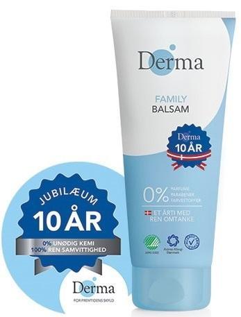 Derma Family Balsam 200ml - Miljøvenlig Hårbalsam