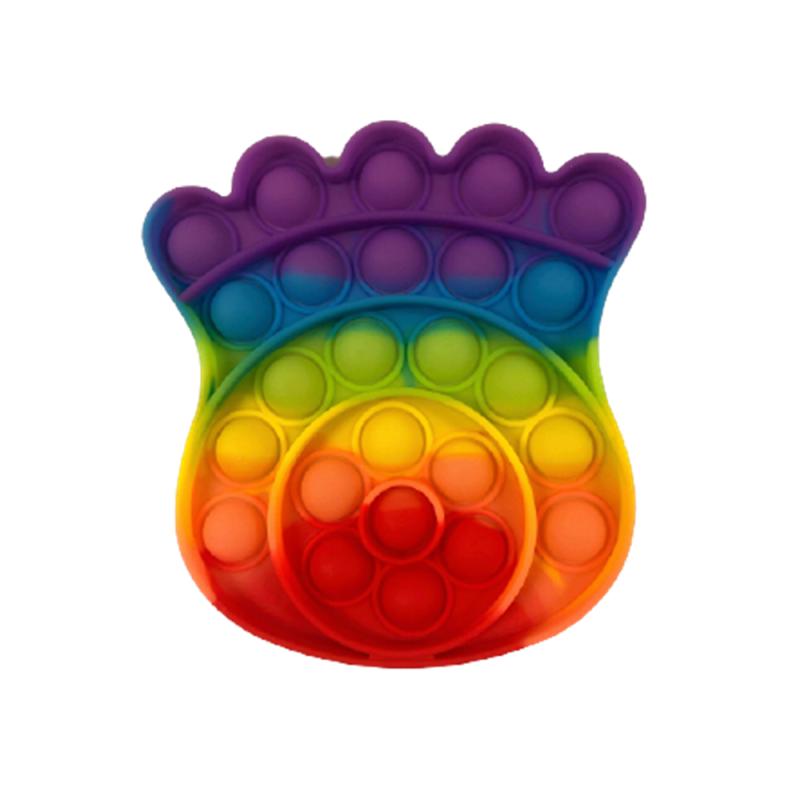 Pop It Fidget - Regnbue Ananas til Stressaflastning