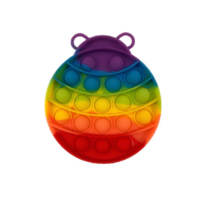 Pop It Fidget Regnbue Billesjov til Stressaflastning
