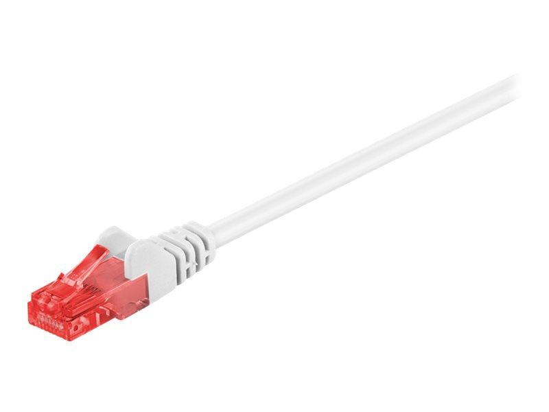 Goobay 15m UTP Cat 6 RJ45 Patchkabel - Knastfri Hvid