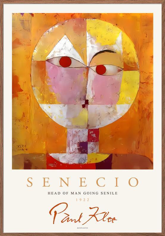 Paul Klee Plakat - Senecio Hoved af Mand
